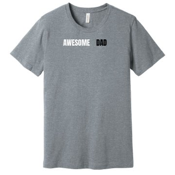 Awesome Dad Tee Unisex Gildan SoftStyle Tee