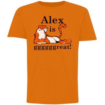 Alex Is Gggggreat! Youth Gildan Ultra Cotton Crew Neck Tee