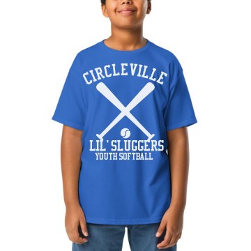 Circleville Softball T Youth Gildan Heavy Cotton Crew Neck Tee