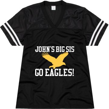 Eagles Jersey w/Back Junior Fit Augusta Replica Football Jersey