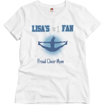 Proud Mom Rhinestone Tee Misses Relaxed Fit Basic Gildan Ultra Cotton Tee