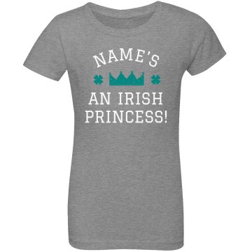 Irish Princess Tina Youth Gildan Ultra Cotton Crew Neck Tee