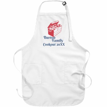 Burton Family Reunion Basic White Apron