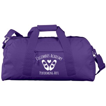 Performing Arts Dance Port & Company Large Square Duffel Bag