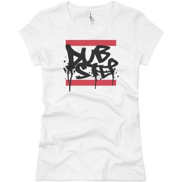 Graffiti Run Dubstep Junior Fit Basic Bella Favorite Tee