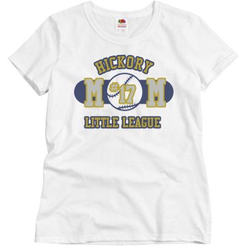 Little League Mom Misses Relaxed Fit Basic Gildan Ultra Cotton Tee