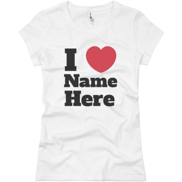 I Heart Adam Junior Fit Bella Sheer Longer Length Rib Tee