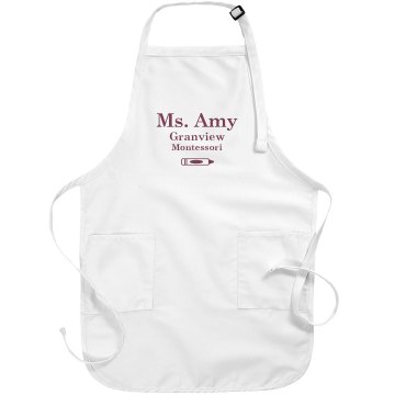 Montessori Teacher Apron Port Authority Adjustable Full Length Apron