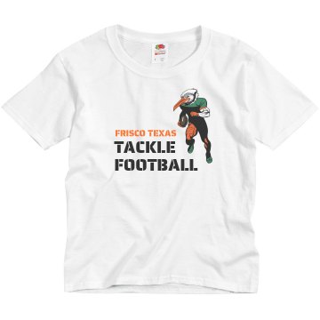 Tackle Football Youth Basic Gildan Ultra Cotton Crew Neck Tee