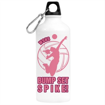 Bump Set Spike Bottle Aluminum Water Bottle