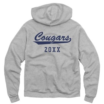 Junior High Wildcats Unisex Gildan Heavy Blend Full Zip Hoodie