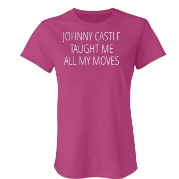 Johnny Taught Me Junior Fit Bella Sheer Longer Length Rib Tee