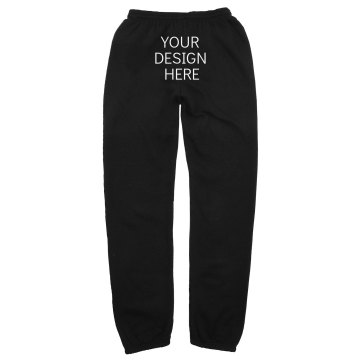 Custom Text Butt Unisex Gildan Heavy Blend Sweatpants