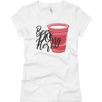 BeerPong Hero Junior Fit Basic Bella Favorite Tee