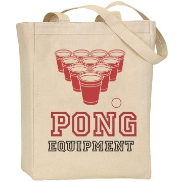 Pong Equipment Liberty Bags Canvas Tote