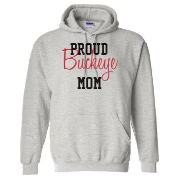 Buckeye Mom Tee Unisex Gildan Heavy Blend Hoodie