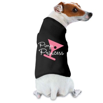 Pimp Princess Puppy Doggie Skins Dog Ringer Tee