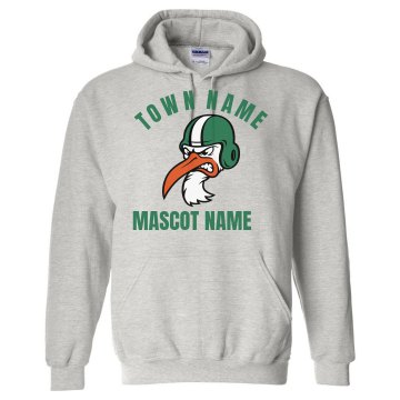 Ibis Hooded w/ Back Unisex Hanes Ultimate Cotton Heavyweight Hoodie