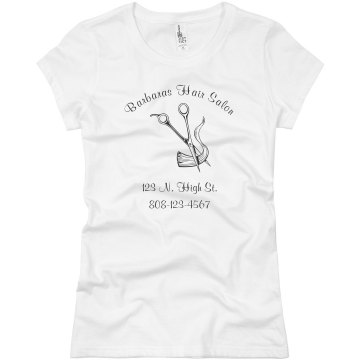 Hair Salon Junior Fit Basic Bella Favorite Tee