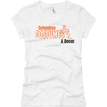 Halloween Costume Shop Junior Fit Basic Bella Favorite Tee