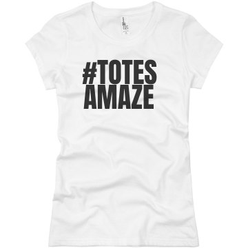 Totes Amaze Junior Fit Basic Bella Favorite Tee