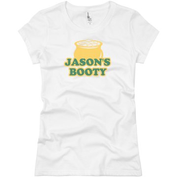 St. Patrick's Booty Junior Fit Basic Bella Favorite Tee