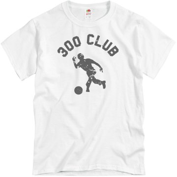 300 Club Bowler Unisex Gildan Heavy Cotton Crew Neck Tee