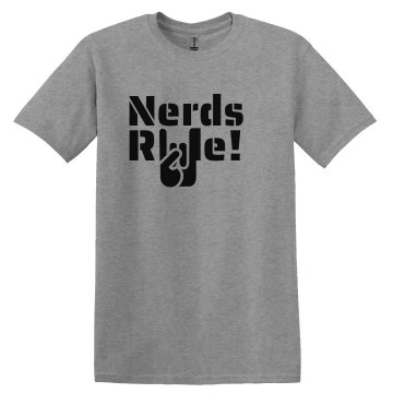 Nerds Rule Unisex Gildan Heavy Cotton Crew Neck Tee