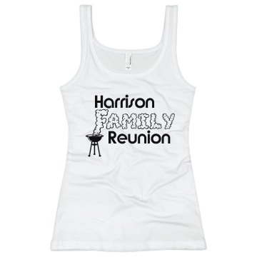 Cookout Family Reunion Junior Fit Soffe 2x1 Rib Tank Top