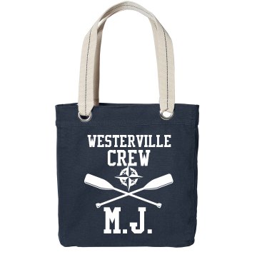 Crew Custom Tote Port Authority Color Canvas Tote