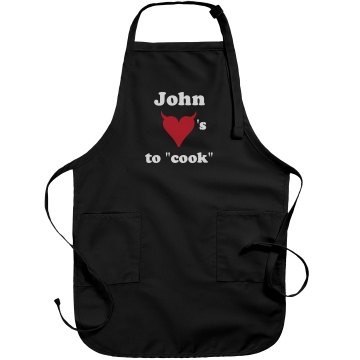John Loves To Cook Port Authority Adjustable Full Length Apron