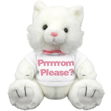 Prrrrrrom Please Bear Plush Kitty Cat
