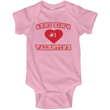 #1 Valentine Infant Rabbit Skins Lap Shoulder Creeper