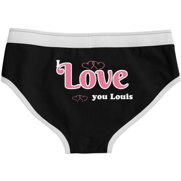 I Love You Undies Bella Logan Boyfriend Brief