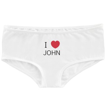 I Heart John Bella Low Rise Thong
