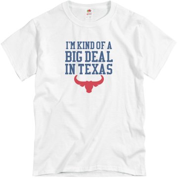 Big Deal in Texas Unisex Basic Gildan Heavy Cotton Crew Neck Tee