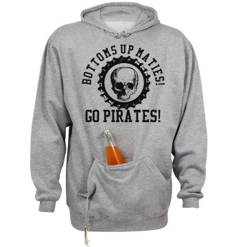 Pirate Tailgating Junior Fit Bella Long Sleeve Crewneck Jersey Tee
