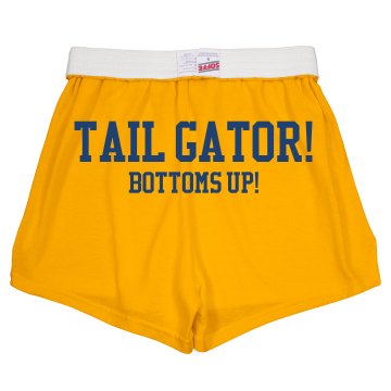 Tailgating Tail Gator Junior Fit Soffe Cheer Shorts