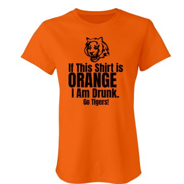 Tailgating Tigers Junior Fit Bella Crewneck Jersey Tee
