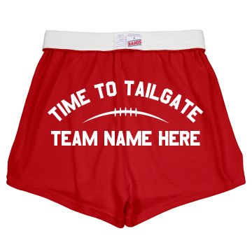 Tailgating Go Team! Junior Fit Soffe Cheer Shorts