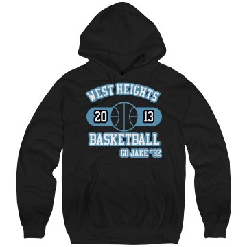 Basketball Hoodie Unisex Hanes Ultimate Cotton Heavyweight Hoodie