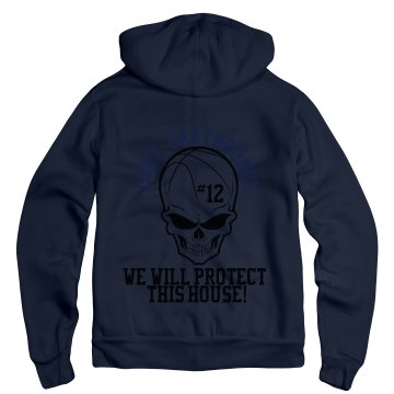 Lady Basketball Hoodie Unisex Gildan Heavy Blend Full Zip Hoodie
