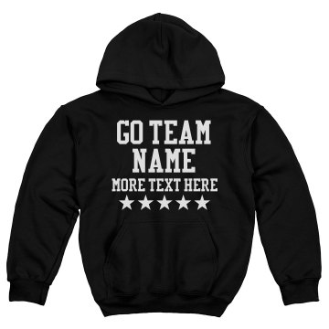Go Blue Youth Gildan Heavy Blend Hoodie