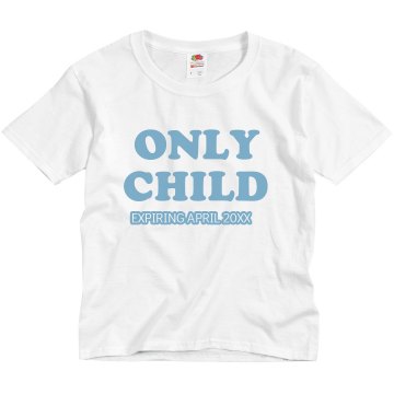 Only Child Blue Youth Bella Girl 1x1 Rib Cap Sleeve Tee