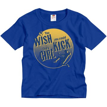 Soccer Girl Graphic Tee Youth Gildan Heavy Cotton Crew Neck Tee