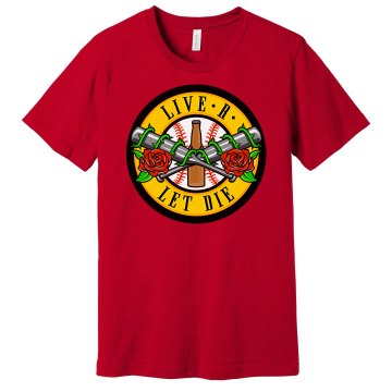 GNR Softball Team w/ Back Unisex Gildan Heavy Cotton Crew Neck Tee