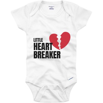 Little Heart Breaker Infant Gerber Onesies