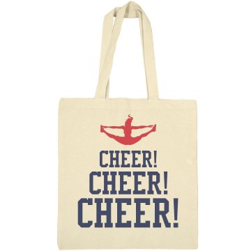 Cheer Cheer Cheer Bag Liberty Bags Canvas Bargain Tote Bag