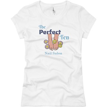 The Perfect Ten Junior Fit Basic Bella Favorite Tee