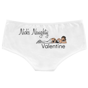 Naughty Valentine Bella White Basic Hotshort
